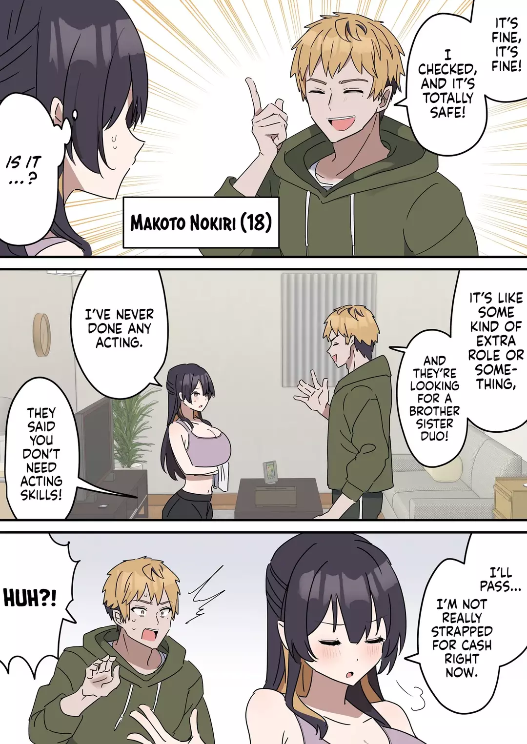 Pseudo Sex Siblings | Giji Sekkusu kyoudai Audio Porn Comic – page 2