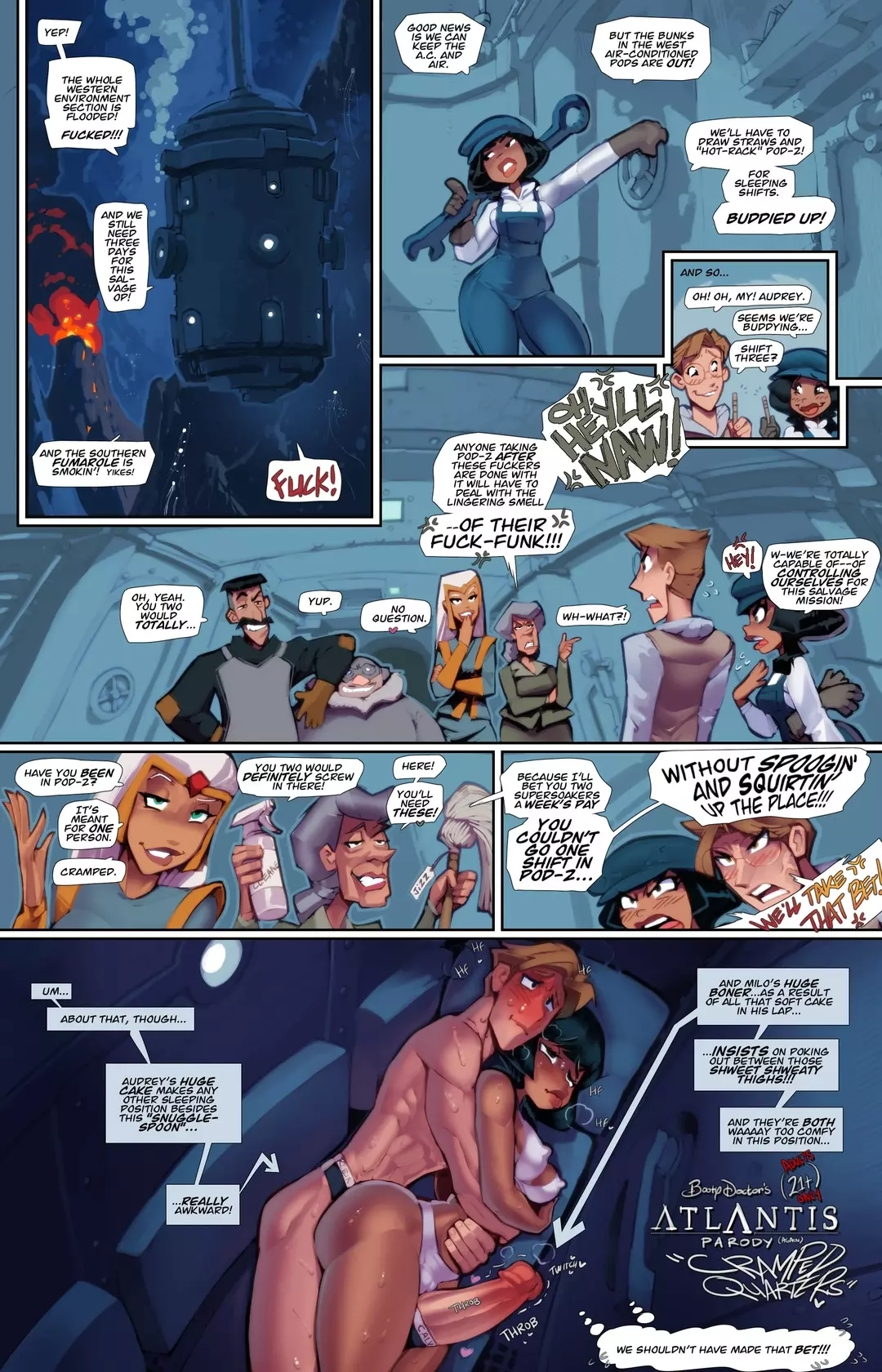 That Sinkin' Feelin' Audio Porn Comic Cramped Quarters - Chapter 2 – page 1