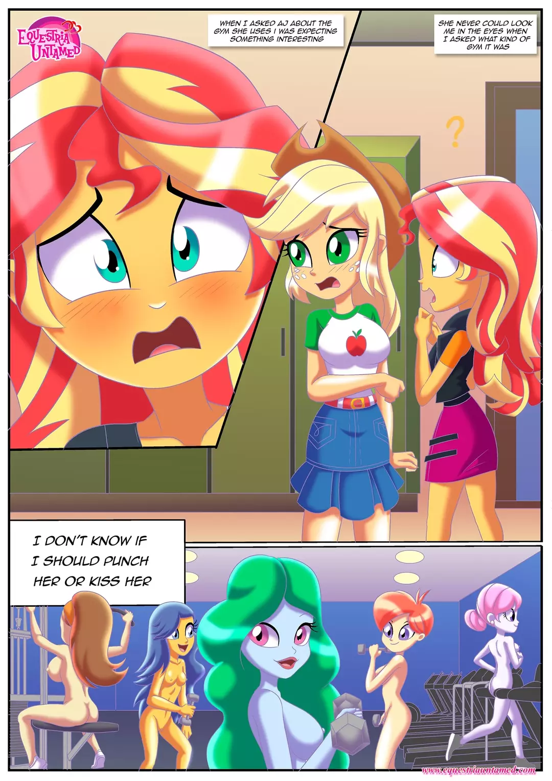 Sunset's Steamy Workout – page 2