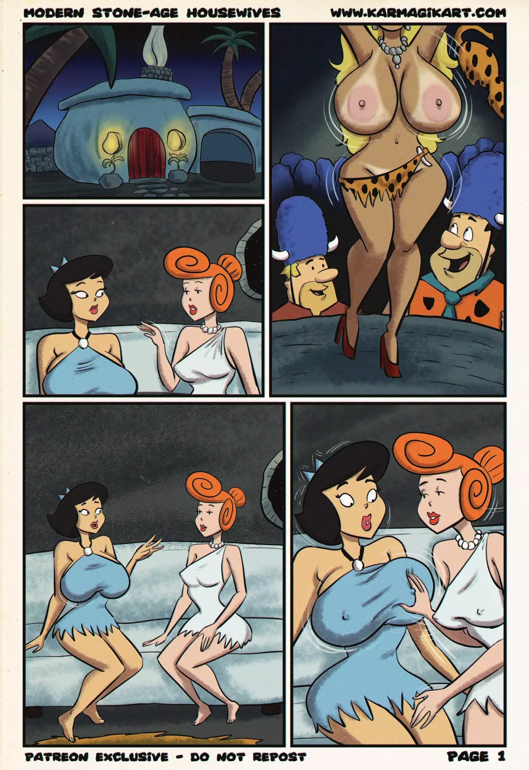 Modern Stone-Age Housewives Textless - Chapter 1 – page 1