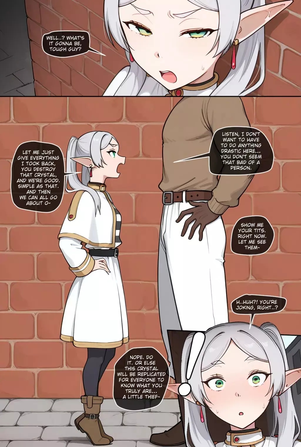 Frieren Girls Go Black – page 2