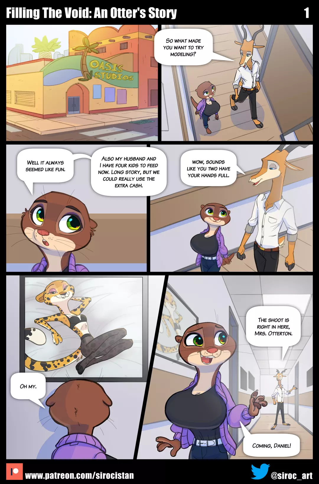 Filling The Void: An Otter's Story Zootopia – page 1