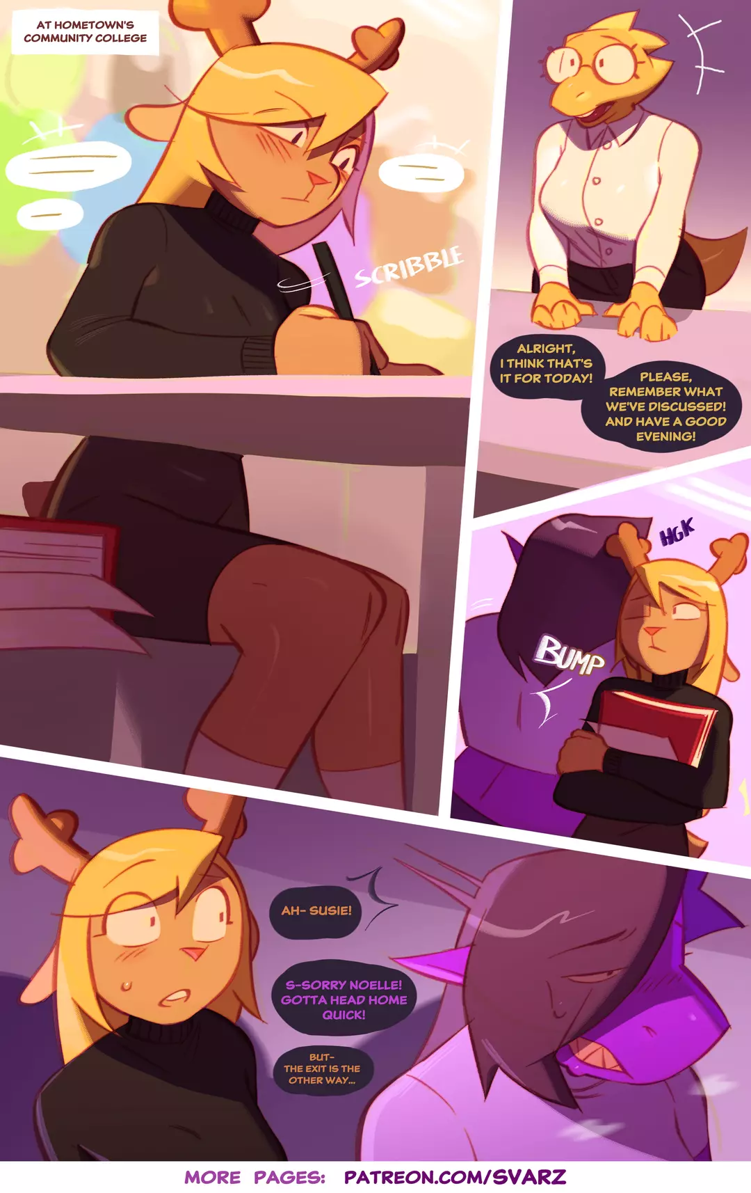 College Trio Deltarune – page 2