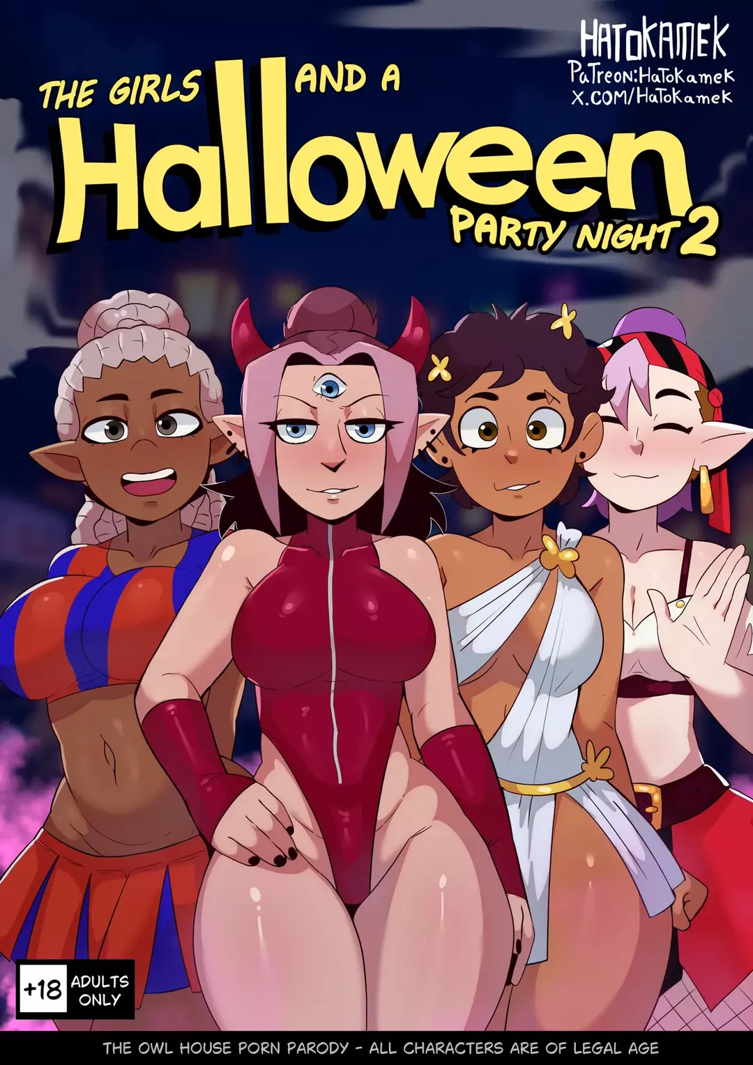 Girls at a Halloween Party 2 The Owl House – page 1