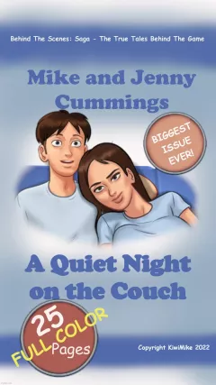 A Quiet Night on the Couch (Summertime Saga) rule 34 porn comic cover