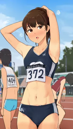 A Certain Girl In The Track And Field Club [Wakamatsu] rule 34 porn comic cover