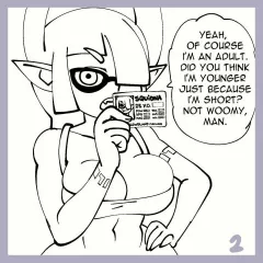 A Date With Squidna [SuperSatanSon] rule 34 porn comic cover