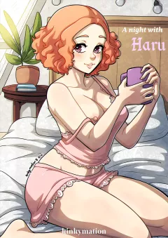A Night With Haru (Persona 5) [Kinkymation] rule 34 porn comic cover