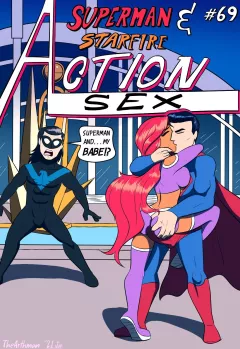 Action Sex (Justice League) [The Arthman] rule 34 porn comic cover