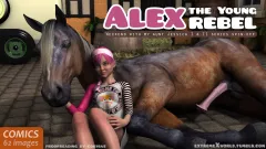 Alex The Young Rebel [ExtremeXWorld] rule 34 porn comic cover