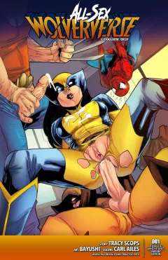 All-Sex Wolververse (Spider-Man , X-Men) [Tracy Scops] rule 34 porn comic cover
