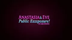 Anastasia &amp; Eve – Public Exposure! [Lord Kvento] rule 34 porn comic cover