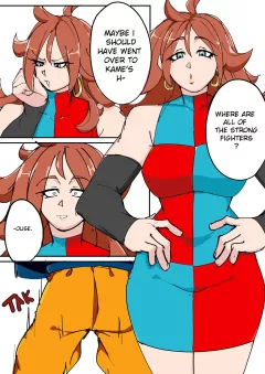 Android 21 gets her body stolen (Dragon Ball Z) [TSFSingularity] rule 34 porn comic cover