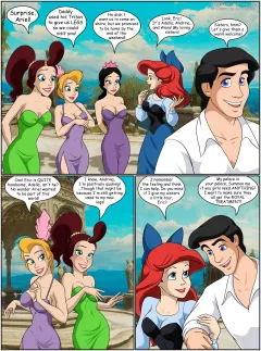Ariel &amp; Her Sisters [EnchantedHentai] rule 34 porn comic cover