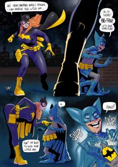 Bat Girl vs Bat Mite (Batman) [Fenris Comix] rule 34 porn comic cover