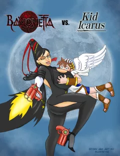Bayonetta VS Kid Icarus (Kid Icarus , Bayonetta) [Glassfish] rule 34 porn comic cover