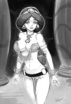 Bimbo Jasmine (Aladdin) [Disclaimer] rule 34 porn comic cover