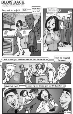 Blow Back [JABComix] rule 34 porn comic cover