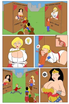 Booth Rivals (Justice League) [Glassfish] rule 34 porn comic cover