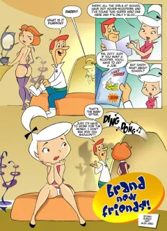 Brand New Friends (The Jetsons) [Drawn-Sex] rule 34 porn comic cover