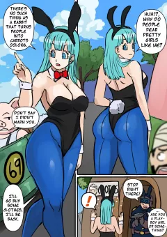 Bulma Short Comic (Dragon Ball) [Pink Pawg] rule 34 porn comic cover