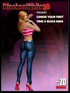 Candie Your First Time A Black Man [BlackOnWhite3D] rule 34 porn comic cover