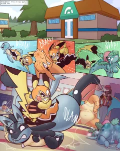 Chica’s Typical Training Day (Pokemon) [Cobatsart] rule 34 porn comic cover