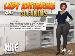 Cleaning – Katherine [PigKing] rule 34 porn comic cover