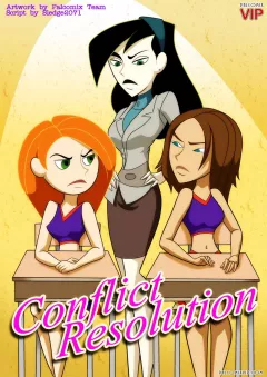 Conflict Resolution (Kim Possible) [PalComix] rule 34 porn comic cover