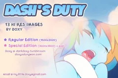 Dash’s Duty (My Little Pony – Friendship Is Magic) [Doxy] rule 34 porn comic cover