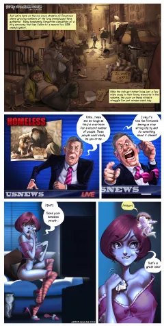 Dirty Homeless Needs [PooNnet] rule 34 porn comic cover