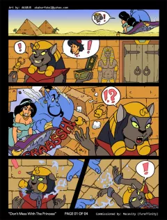 Don’t Mess With the Princess (Aladdin) [Akabur] rule 34 porn comic cover