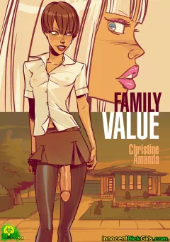 Family Value – Christine [InnocentDickGirls] rule 34 porn comic cover