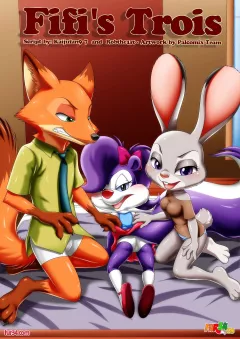 Fifi’s Trois (Tiny Toon Adventures , Zootopia) [Palcomix] rule 34 porn comic cover