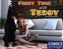 First Time With Teddy [ExtremeXWorld] rule 34 porn comic cover