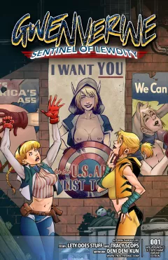 Gwenverine (Spider-Man) [Tracy Scops] rule 34 porn comic cover