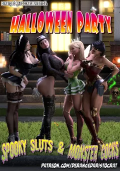 Halloween Party [Deranged Aristocrat] rule 34 porn comic cover