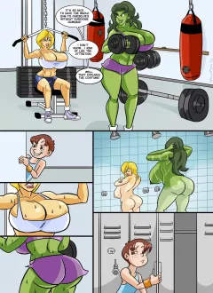 Hitting The Showers [Glassfish] rule 34 porn comic cover