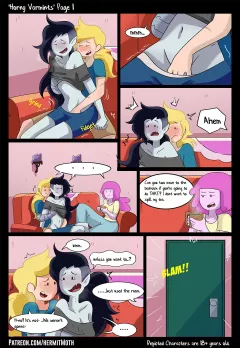 Horny Varmints (Adventure Time) [Hermit Moth] rule 34 porn comic cover
