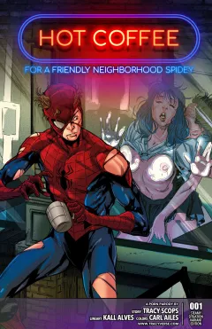 Hot Coffee (Spider-Man) [Tracy Scops] rule 34 porn comic cover