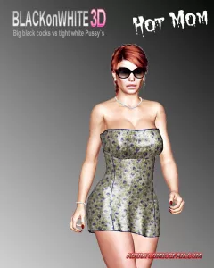Hot Mom [BlackonWhite3D] rule 34 porn comic cover