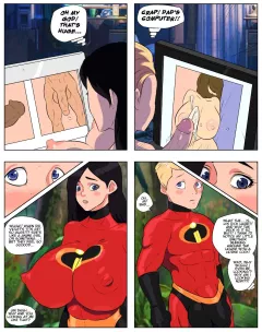 Incestibles (The Incredibles) [Jay Marvel] rule 34 porn comic cover
