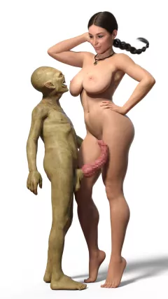 Lara And The Goblin (Tomb Raider) [Rro.lled] rule 34 porn comic cover