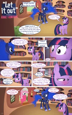Let It Out (My Little Pony – Friendship Is Magic) [Syoee_B] rule 34 porn comic cover