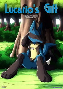 Lucario’s Gift (Pokemon) [Palcomix] rule 34 porn comic cover