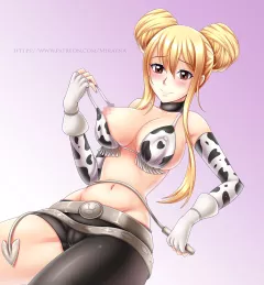 Lucy gets swapped with Taurus (Fairy Tail) [TSFSingularity] rule 34 porn comic cover