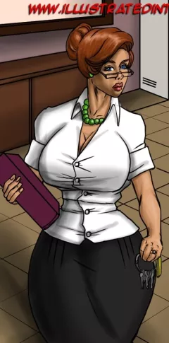 Lust For The Librarian [IllustratedInterracial] rule 34 porn comic cover