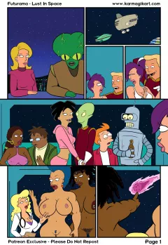 Lust In Space (Futurama) [Karmagik] rule 34 porn comic cover