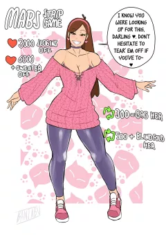 Mabel &amp; Candy Stripgame (Gravity Falls) [Banjabu] rule 34 porn comic cover