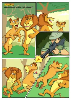 Madagascar (Madagascar) [Arabatos] rule 34 porn comic cover